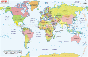 Labeled World  on Page  Printable World Map For Kids World Map With Countries Labeled